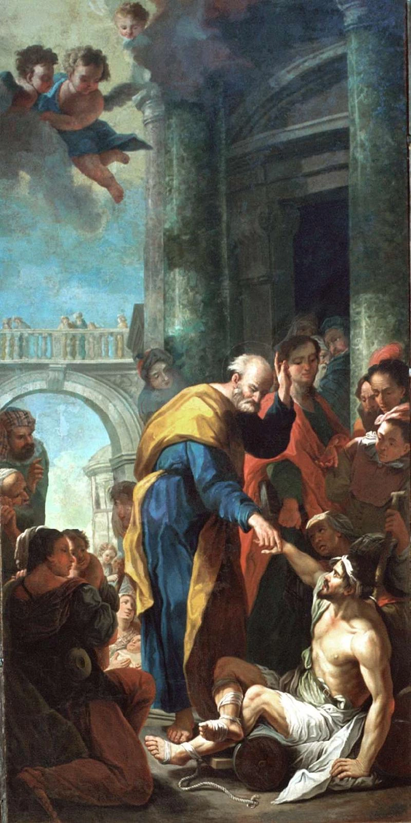 San Pietro risana lo storpio